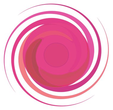 Monokrom soyut sarmal, girdap, girdap ve girdap şekilleri