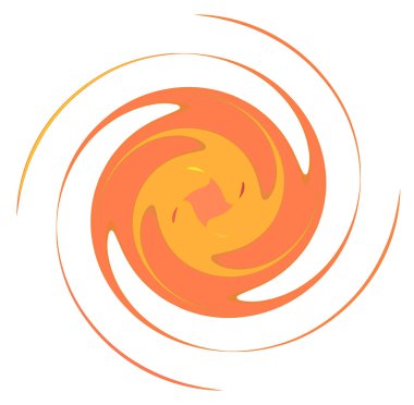 Monokrom soyut sarmal, girdap, girdap ve girdap şekilleri