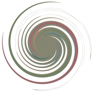 Karanlık soyut sarmal, girdap, girdap ve girdap şekilleri