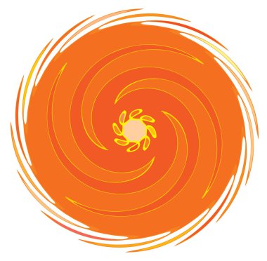 Monokrom soyut sarmal, girdap, girdap ve girdap şekilleri