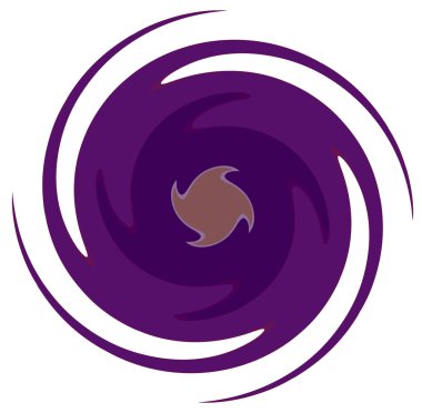 Monokrom soyut sarmal, girdap, girdap ve girdap şekilleri