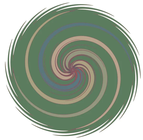 黑暗的抽象螺旋 涡旋和涡旋形状 — 图库矢量图片
