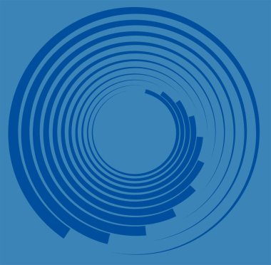 Renkli, çok renkli ve monokrom döngülü, döngüsel eşmerkezli halka. Dönen sarmal, girdap, girdap. soyut dairesel, dairesel döngü şekli, renkli arkaplan üzerindeki element, arkaplan