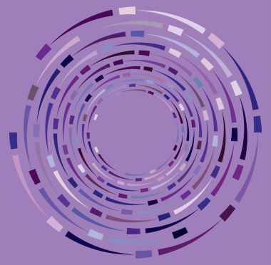 Renkli, çok renkli ve monokrom döngülü, döngüsel eşmerkezli halka. Dönen sarmal, girdap, girdap. soyut dairesel, dairesel döngü şekli, renkli arkaplan üzerindeki element, arkaplan