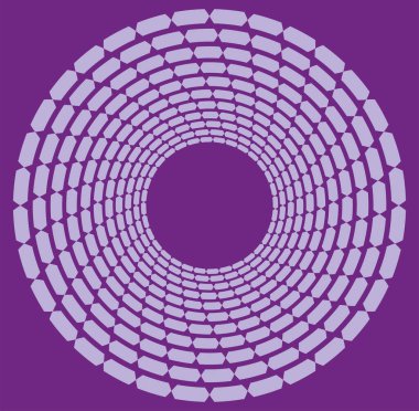 Renkli, çok renkli ve monokrom döngülü, döngüsel eşmerkezli halka. Dönen sarmal, girdap, girdap. soyut dairesel, dairesel döngü şekli, renkli arkaplan üzerindeki element, arkaplan