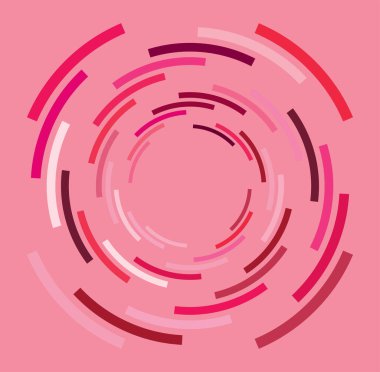 Renkli, çok renkli ve monokrom döngülü, döngüsel eşmerkezli halka. Dönen sarmal, girdap, girdap. soyut dairesel, dairesel döngü şekli, renkli arkaplan üzerindeki element, arkaplan