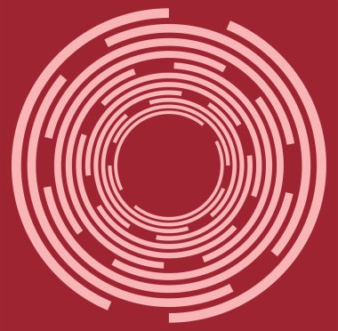 Renkli, çok renkli ve monokrom döngülü, döngüsel eşmerkezli halka. Dönen sarmal, girdap, girdap. soyut dairesel, dairesel döngü şekli, renkli arkaplan üzerindeki element, arkaplan