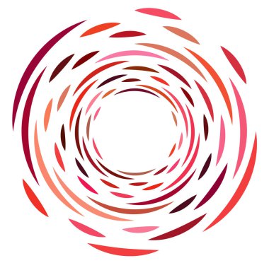 Monokrom döngüsel, döngüsel eşmerkezli halkalar. Dönen sarmal, girdap, girdap. soyut dairesel, dairesel döngü şekli, öge