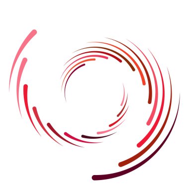 Monokrom döngüsel, döngüsel eşmerkezli halkalar. Dönen sarmal, girdap, girdap. soyut dairesel, dairesel döngü şekli, öge