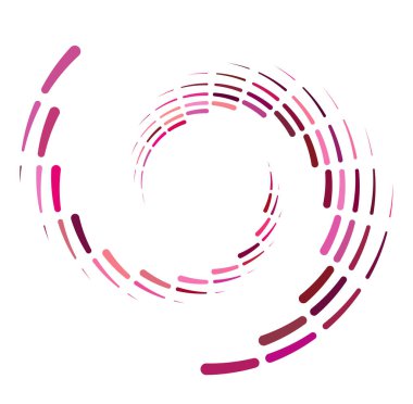 Monokrom döngüsel, döngüsel eşmerkezli halkalar. Dönen sarmal, girdap, girdap. soyut dairesel, dairesel döngü şekli, öge