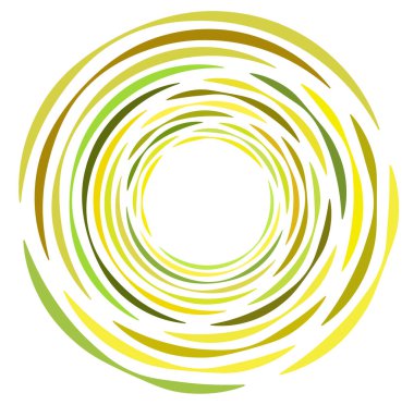 Monokrom döngüsel, döngüsel eşmerkezli halkalar. Dönen sarmal, girdap, girdap. soyut dairesel, dairesel döngü şekli, öge