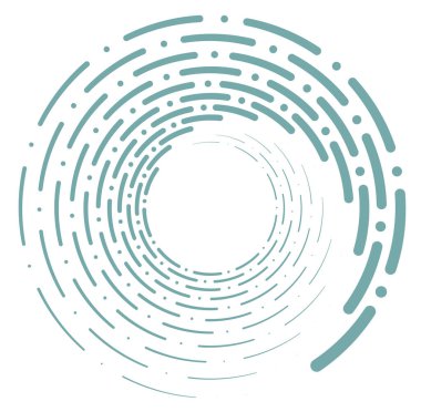 Tek renkli, tek renkli kıvrımlı, kıvrımlı. Döndürme, döndürme, sarmal çarpıtma şeklinde. Helix, volta ve sicim tasarım elementi