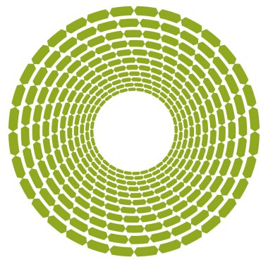 Tek renkli, tek renkli kıvrımlı, kıvrımlı. Döndürme, döndürme, sarmal çarpıtma şeklinde. Helix, volta ve sicim tasarım elementi