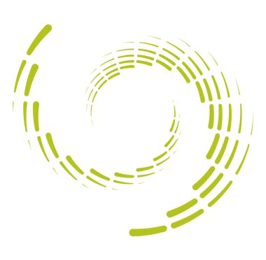 Tek renkli, tek renkli kıvrımlı, kıvrımlı. Döndürme, döndürme, sarmal çarpıtma şeklinde. Helix, volta ve sicim tasarım elementi