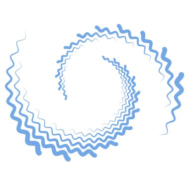 Tek renkli, tek renkli kıvrımlı, kıvrımlı. Döndürme, döndürme, sarmal çarpıtma şeklinde. Helix, volta ve sicim tasarım elementi