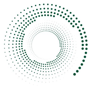 Tek renkli, tek renkli kıvrımlı, kıvrımlı. Döndürme, döndürme, sarmal çarpıtma şeklinde. Helix, volta ve sicim tasarım elementi