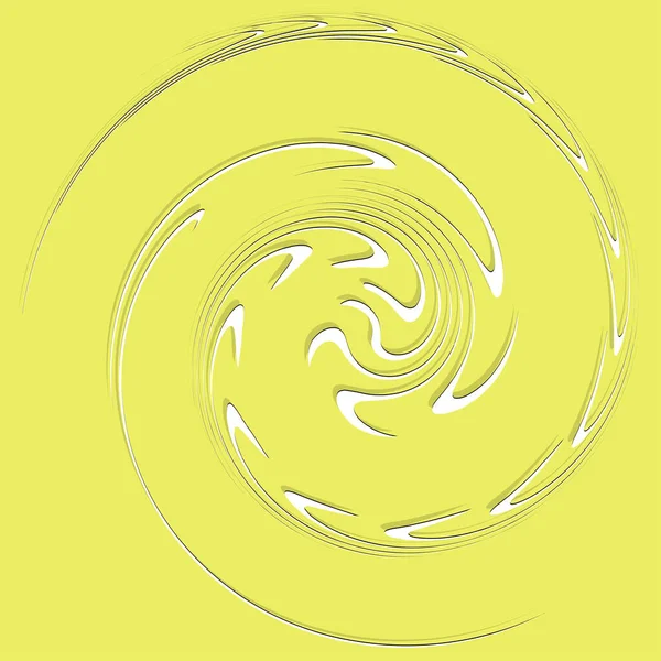 Weiße Spiralförmige Spiralförmige Lockige Form Spirale Wirbel Wirbel Illustration Zwirn — Stockvektor