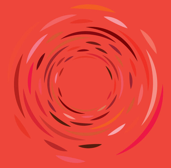 colorful, multicolor and monochrome cyclic, cycle concentric ring. revolved spiral, vortex, whorl. abstract circular, radial loop shape, element over colored backdrop, background