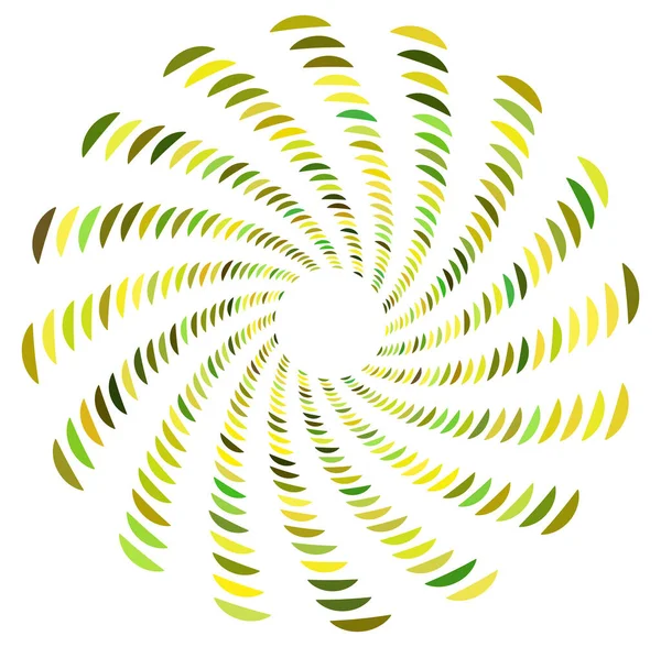 Монохромные Циклические Цикличные Концентрические Кольца Вращающаяся Спираль Вихрь Вихрь Абстрактная — стоковый вектор