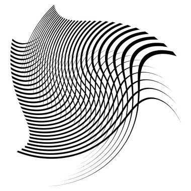 Tek renkli volt, girdap şekilleri. Çarpık sarmal elementler. Döndürme, döndürme ve bükme kavramı tasarımı