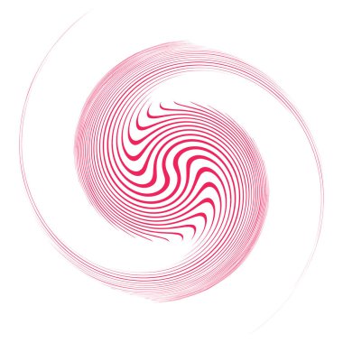 Tek renkli, tek renkli kıvrımlı, kıvrımlı. Döndürme, döndürme, sarmal çarpıtma şeklinde. Helix, volta ve sicim tasarım elementi