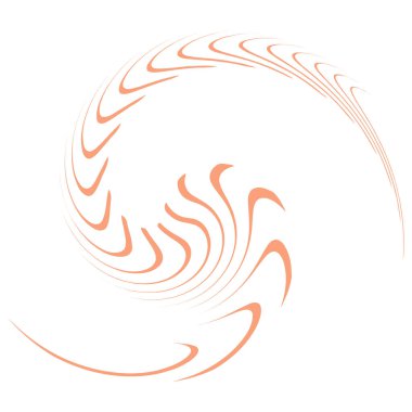 Tek renkli, tek renkli kıvrımlı, kıvrımlı. Döndürme, döndürme, sarmal çarpıtma şeklinde. Helix, volta ve sicim tasarım elementi