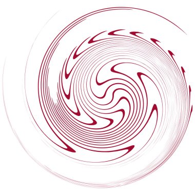 Tek renkli, tek renkli kıvrımlı, kıvrımlı. Döndürme, döndürme, sarmal çarpıtma şeklinde. Helix, volta ve sicim tasarım elementi