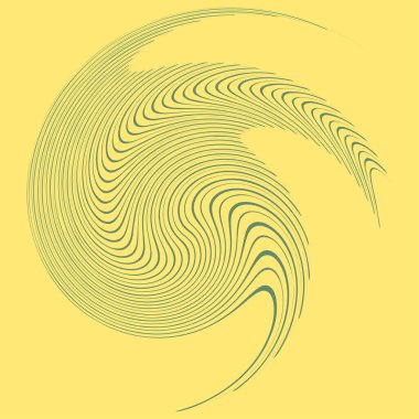 duoton kıvırcık, bobin, kıvrım volt şekli. sicim girdabı eşmerkezli, dairesel, ışık saçan, dairesel, daireler çizerek dönen moda