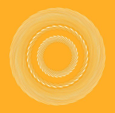 Beyaz sarmal, sarmal, kıvrımlı ve kıvrımlı şekilli. spiral, çevirme, girdap çizimi. Tek renk, tek renk arkaplan, arkaplan üzerine sicim tasarımı. Sarmal, volta