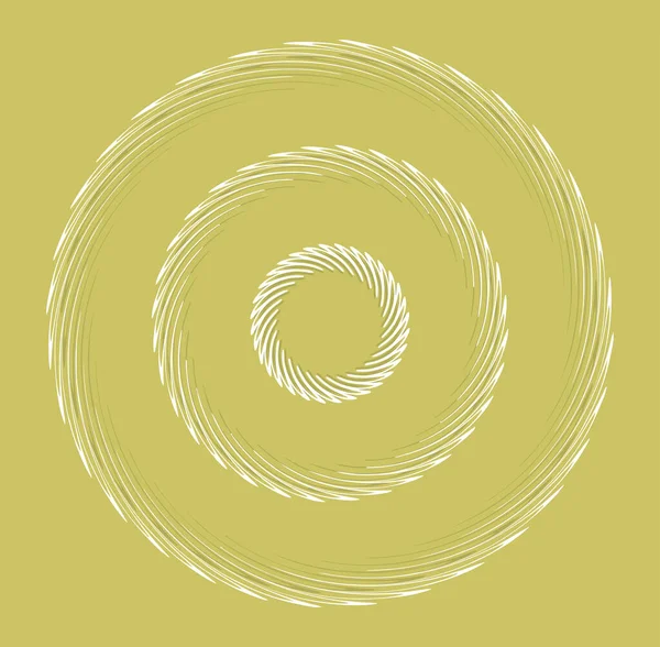 Forme Hélicoïdale Blanche Spirale Bouclée Bouclée Spirale Tourbillon Tourbillon Illustration — Image vectorielle
