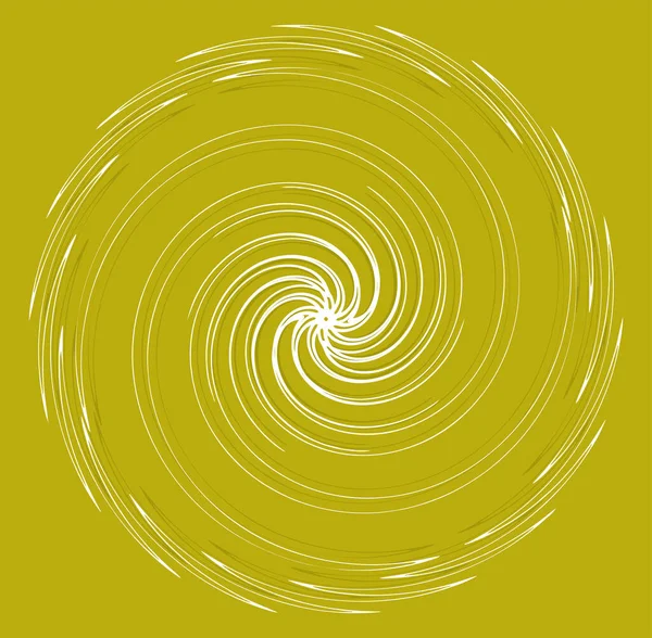 Forme Hélicoïdale Blanche Spirale Bouclée Bouclée Spirale Tourbillon Tourbillon Illustration — Image vectorielle