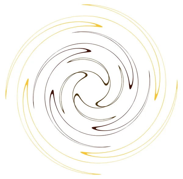 Jednotlivé Skvrnité Pestrobarevné Barevné Spirály Vířící Točící Prvek Kroucený Cyklický — Stockový vektor