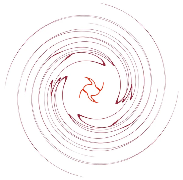 Fläckig Flerfärgad Och Färgglad Spiral Virvlande Virvlande Element Vridna Cykliska — Stock vektor