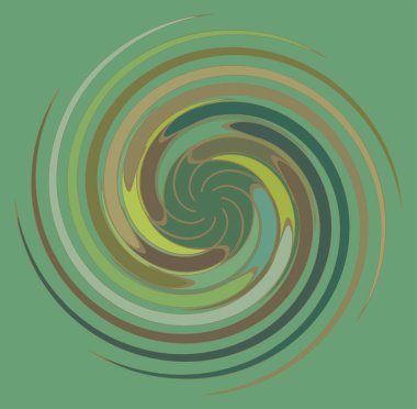 Renkli, çok renkli ve monokrom döngülü, döngüsel eşmerkezli halka. Dönen sarmal, girdap, girdap. soyut dairesel, dairesel döngü şekli, renkli arkaplan üzerindeki element, arkaplan