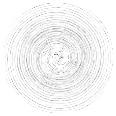 Leke, leke, grungy monochrome, siyah-beyaz volute, girdap şeklinde. Bükülmüş sarmal element. Döndürme, döndürme ve bükme konsepti tasarımı. Soyut gri pullu spiral, girdap, girdap çizimi