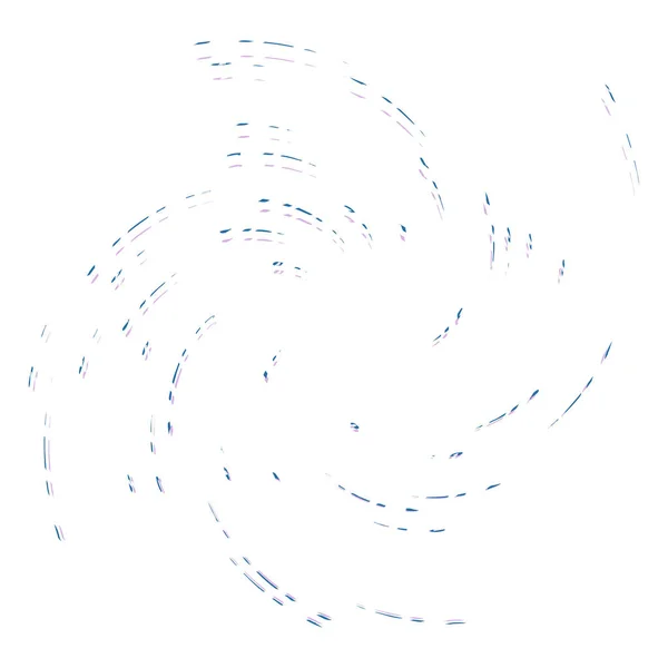 Giro Monocromático Monocromático Gire Forma Com Rotação Rotação Distorção Espiral —  Vetores de Stock