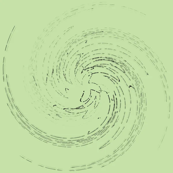 Monokroma Volut Virvelformade Former Vridna Spiralelement Rotation Spinn Och Twist — Stock vektor