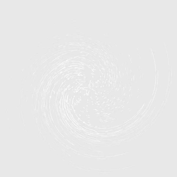 Boue Frottis Grunge Monochrome Volute Noir Blanc Forme Vortex Élément — Image vectorielle