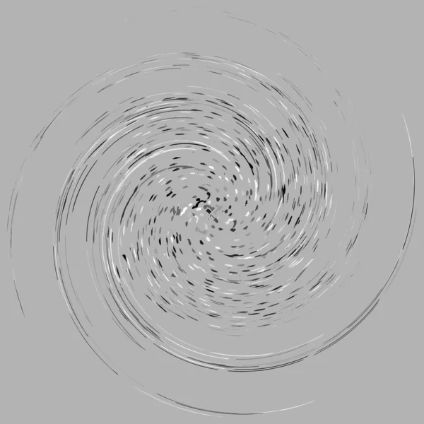 ランダムな色のスマッジ スミア グランジーモノクローム 黒と白のボリューム 渦の形 ねじれらせん素子回転 ねじれの概念設計 要約グレースケールスパイラル 渦巻き ツイルイラスト — ストックベクタ