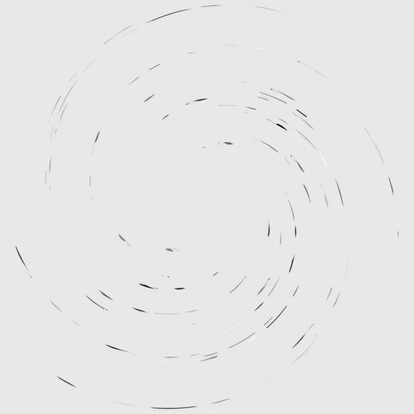 Tache Couleur Aléatoire Frottis Grunge Monochrome Volute Noir Blanc Forme — Image vectorielle