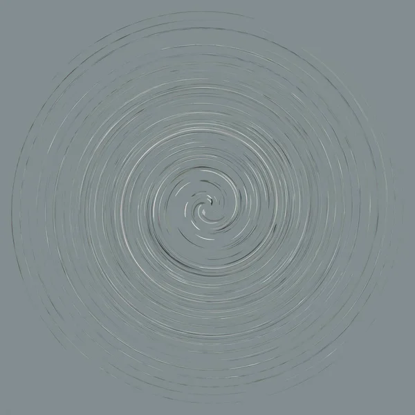 Cremefleck Abstrich Abstrakte Spiraldesign Element Wirbel Wirbel Volute Helix Cochlea — Stockvektor