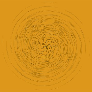 Monokrom döngüsel, döngüsel eşmerkezli halkalar. Dönen sarmal, girdap, girdap. soyut dairesel, dairesel döngü şekli, öge