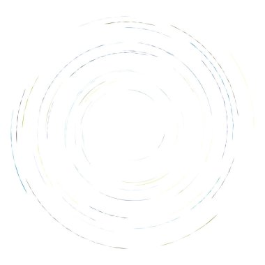 Tek noktalı, çok renkli ve renkli spiral, girdap, dönme elementi. Bükülmüş döngüsel, dairesel ve dairesel, yayılan girdap, volt şekilli