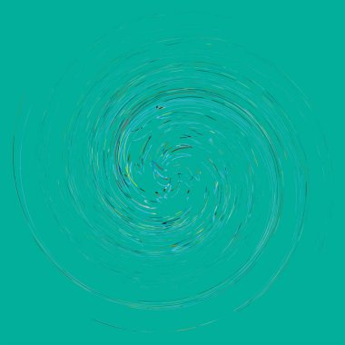 Tek noktalı, çok renkli ve renkli spiral, girdap, dönme elementi. Bükülmüş döngüsel, dairesel ve dairesel, yayılan girdap, volt şekilli