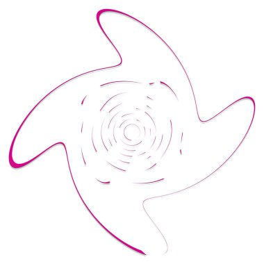 Tek renkli, tek renkli kıvrımlı, kıvrımlı. Döndürme, döndürme, sarmal çarpıtma şeklinde. Helix, volta ve sicim tasarım elementi