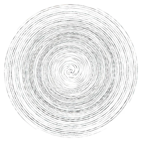 Cream Smudge Smear Abstract Spiral Design Element Swirl Twirl Shape — Stock Vector