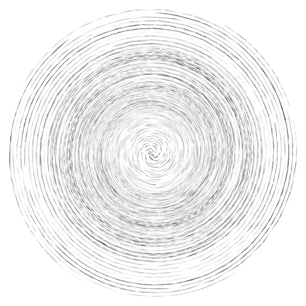 Cream Smudge Smear Abstract Spiral Design Element Swirl Twirl Shape — Stock Vector