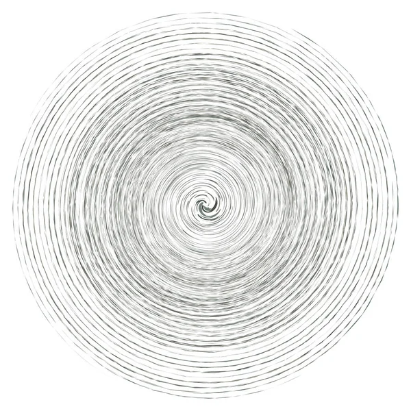 Cremefleck Abstrich Abstrakte Spiraldesign Element Wirbel Wirbel Volute Helix Cochlea — Stockvektor