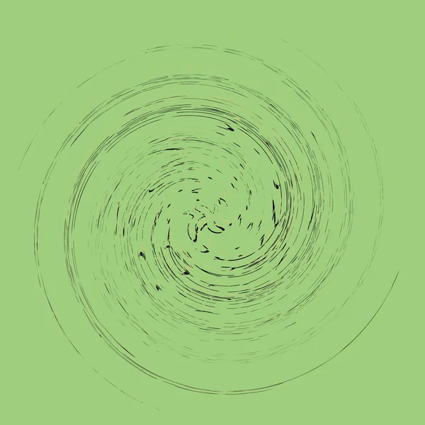 三色卷曲 旋转体积形状 涡旋以同心圆 辐射状和圆形旋转的涡旋 — 图库矢量图片