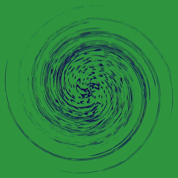 Трехцветный Кудрявый Катушка Извилистая Форма Бечевка Вихрь Вращается Концентрической Радиальной — стоковый вектор